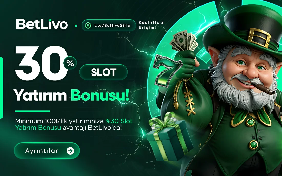 %30 Slot Yatırım Bonusu 