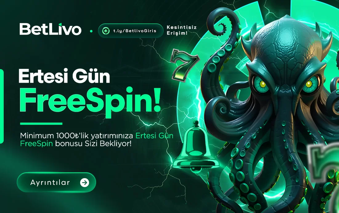 500TL DEĞERİNDE FREE SPİN!