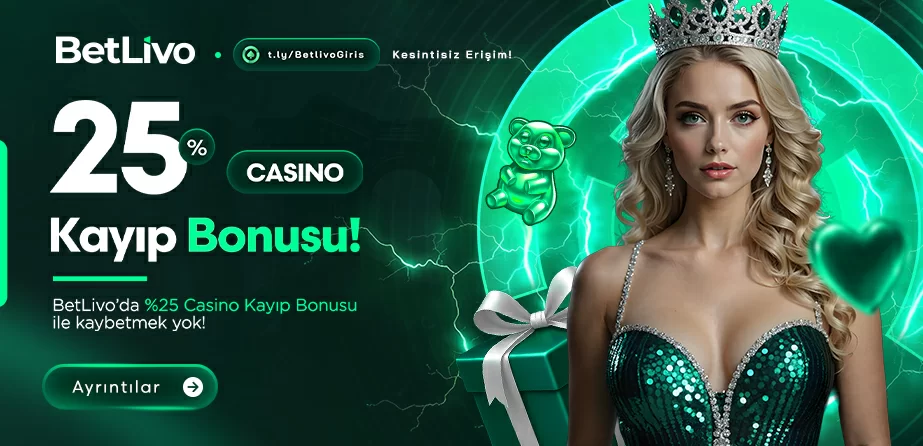 %25 CASİNO KAYIP BONUSU!